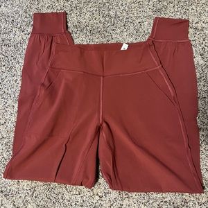 NEW Lulu align joggers 28” Cassis Sz 6